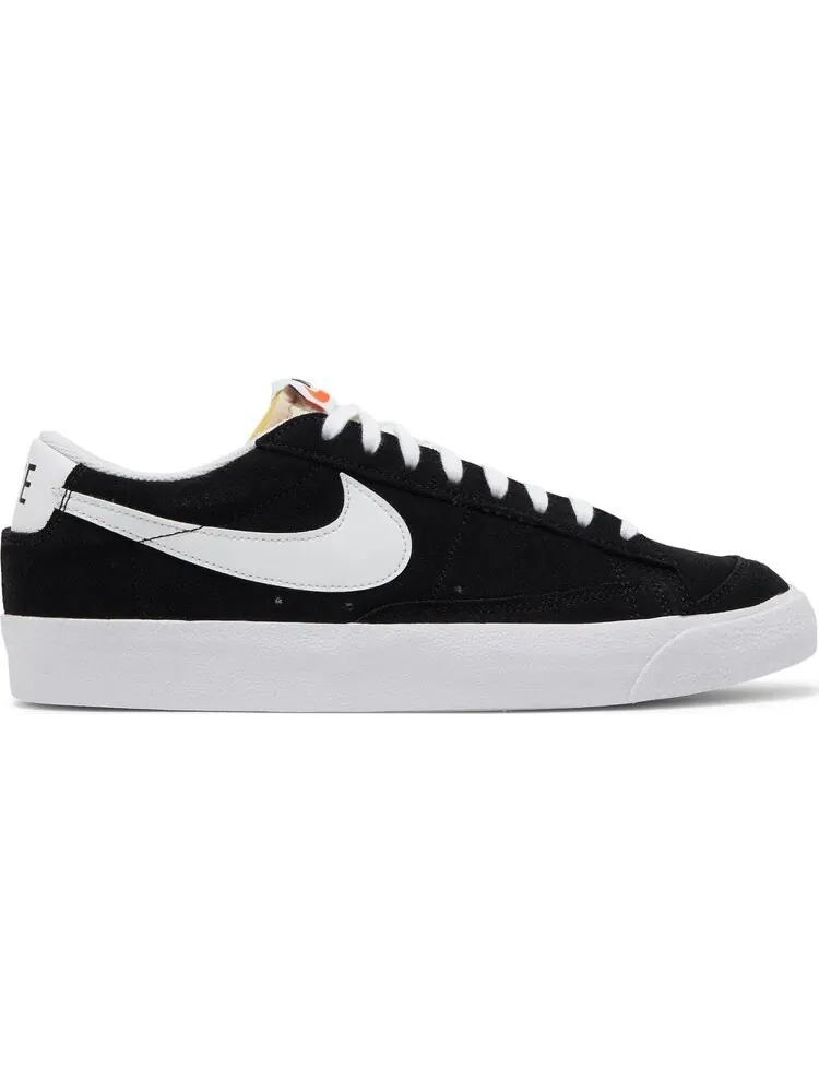Кроссовки Nike Blazer Low '77 Suede 'Black White' — изображение 1 из 8, черный