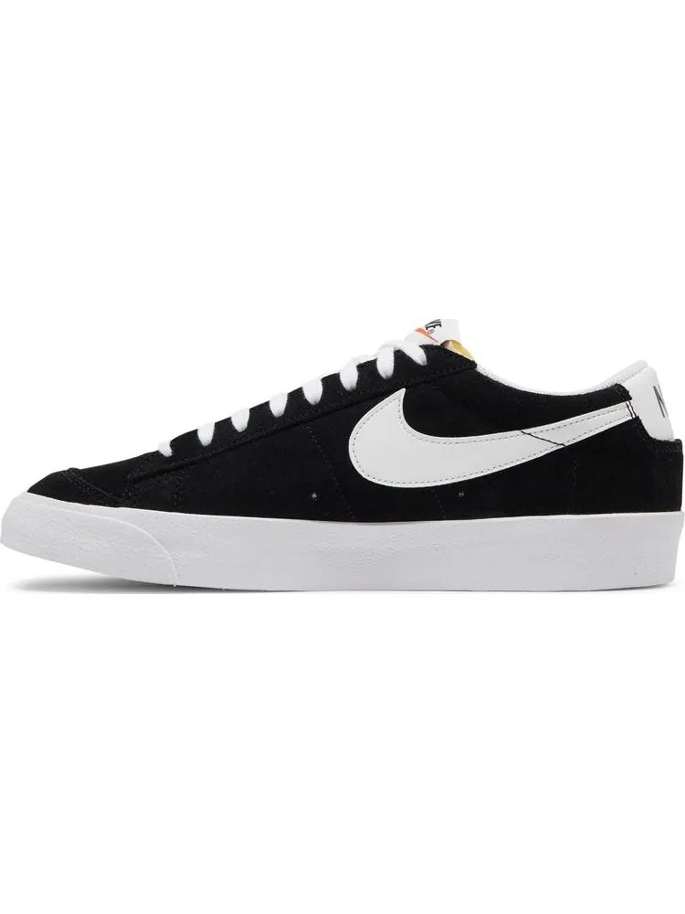 Кроссовки Nike Blazer Low '77 Suede 'Black White' — изображение 3 из 8, черный