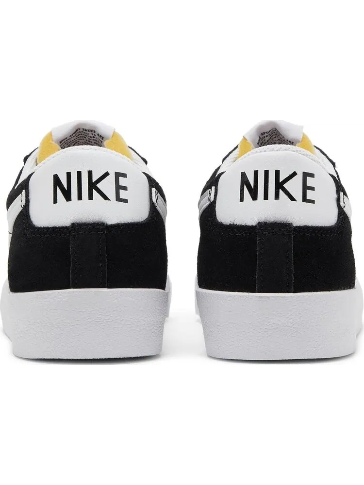 Кроссовки Nike Blazer Low '77 Suede 'Black White' — изображение 6 из 8, черный