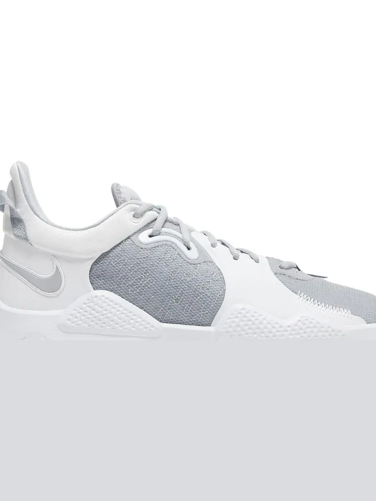 Кроссовки Nike PG 5 TB 'Wolf Grey' — изображение 2 из 8, серый