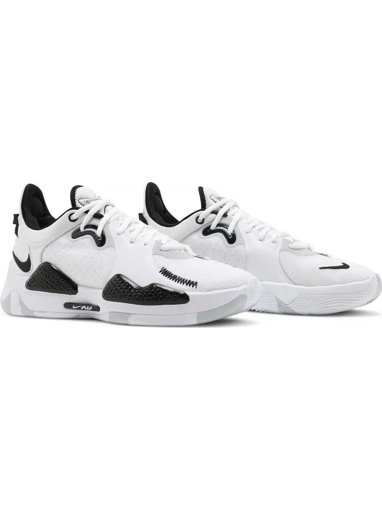 Кроссовки Nike PG 5 TB 'White Black' — изображение 8 из 8, белый
