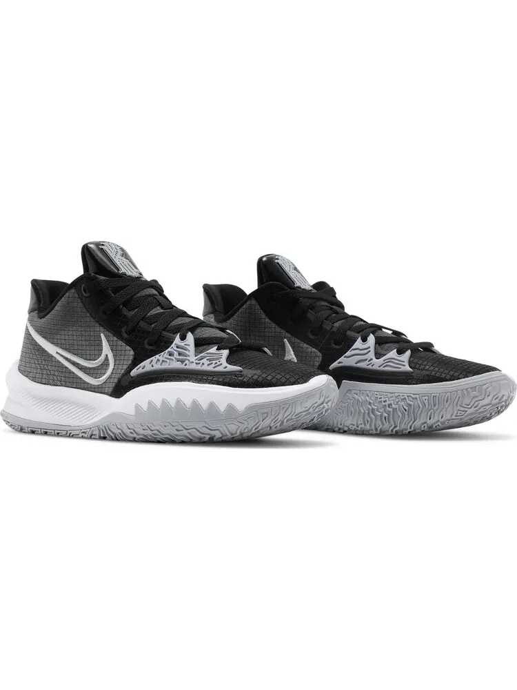 Кроссовки Nike Kyrie Low 4 TB 'Black Wolf Grey' — изображение 8 из 8, черный