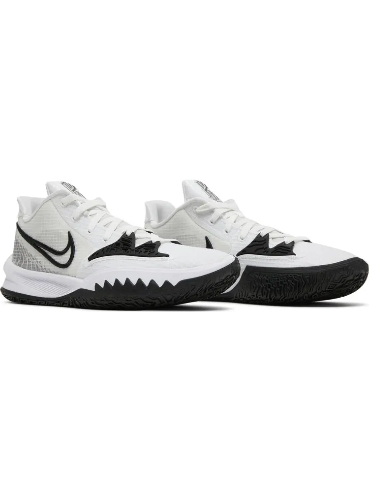 Кроссовки Nike Kyrie Low 4 TB 'White Black' — изображение 8 из 8, белый