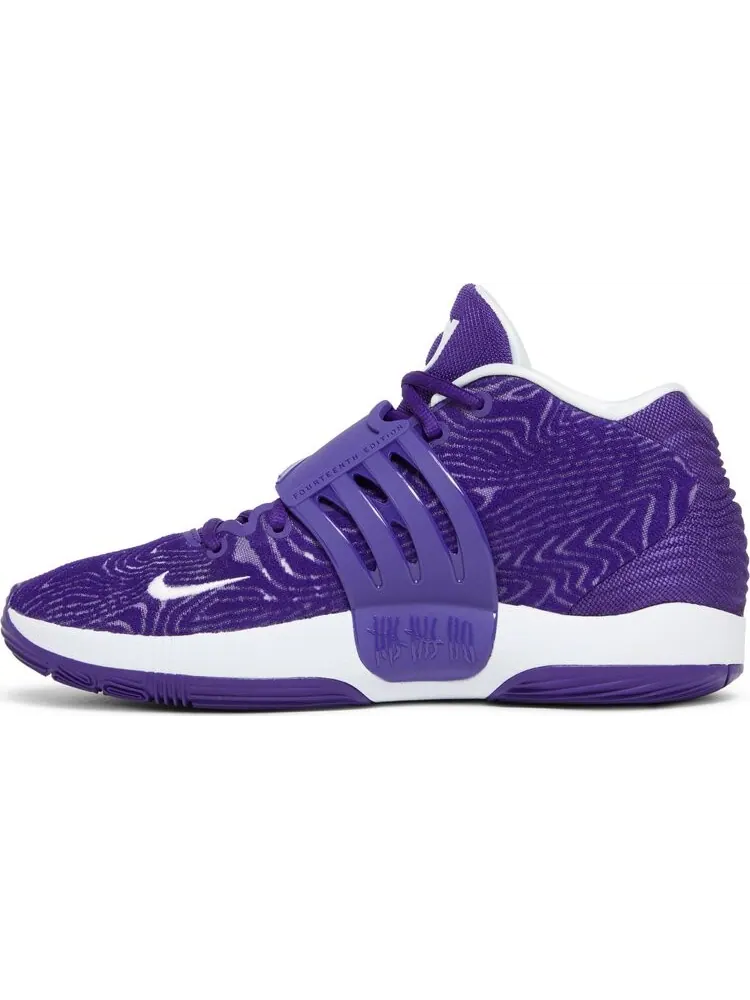 Кроссовки Nike KD 14 TB 'Court Purple' — изображение 3 из 8, фиолетовый