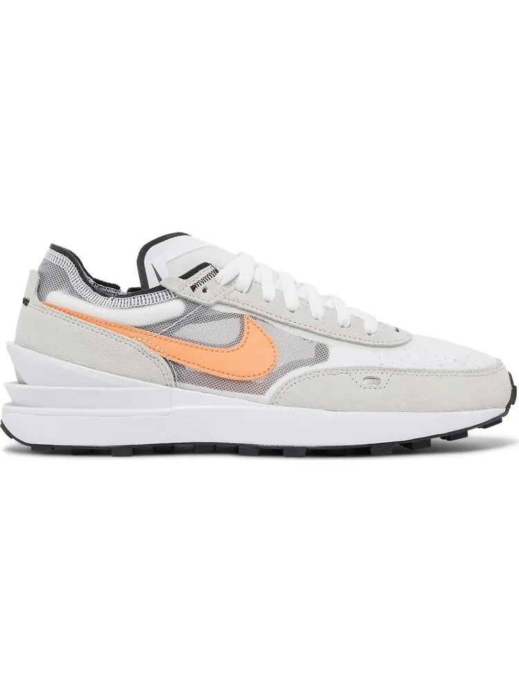 Кроссовки Nike Waffle One 'White Orange Trance' — изображение 1 из 8, белый