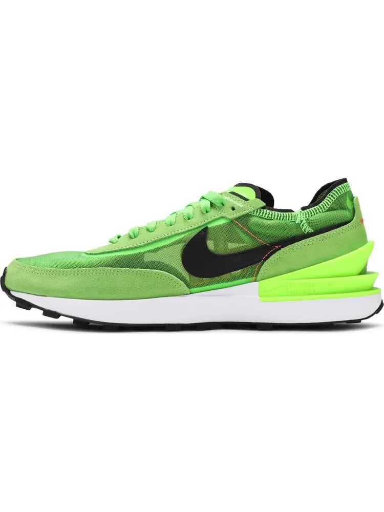Кроссовки Nike Waffle One 'Electric Green' — изображение 3 из 8, зеленый