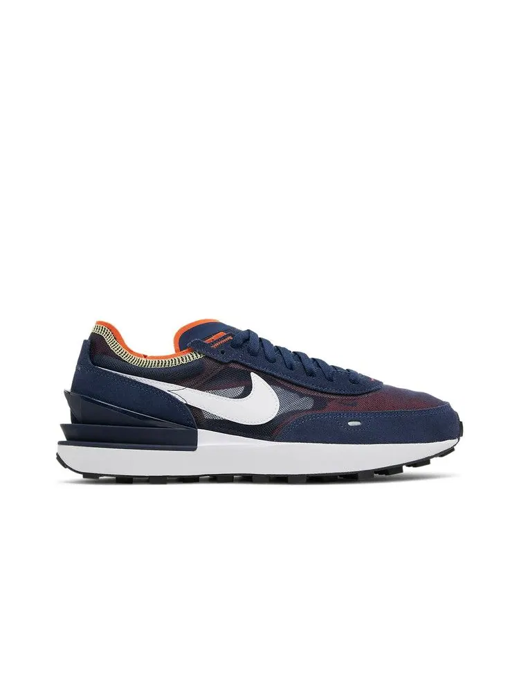 Кроссовки Nike Waffle One 'Midnight Navy Orange Melon Tint' — изображение 2 из 9