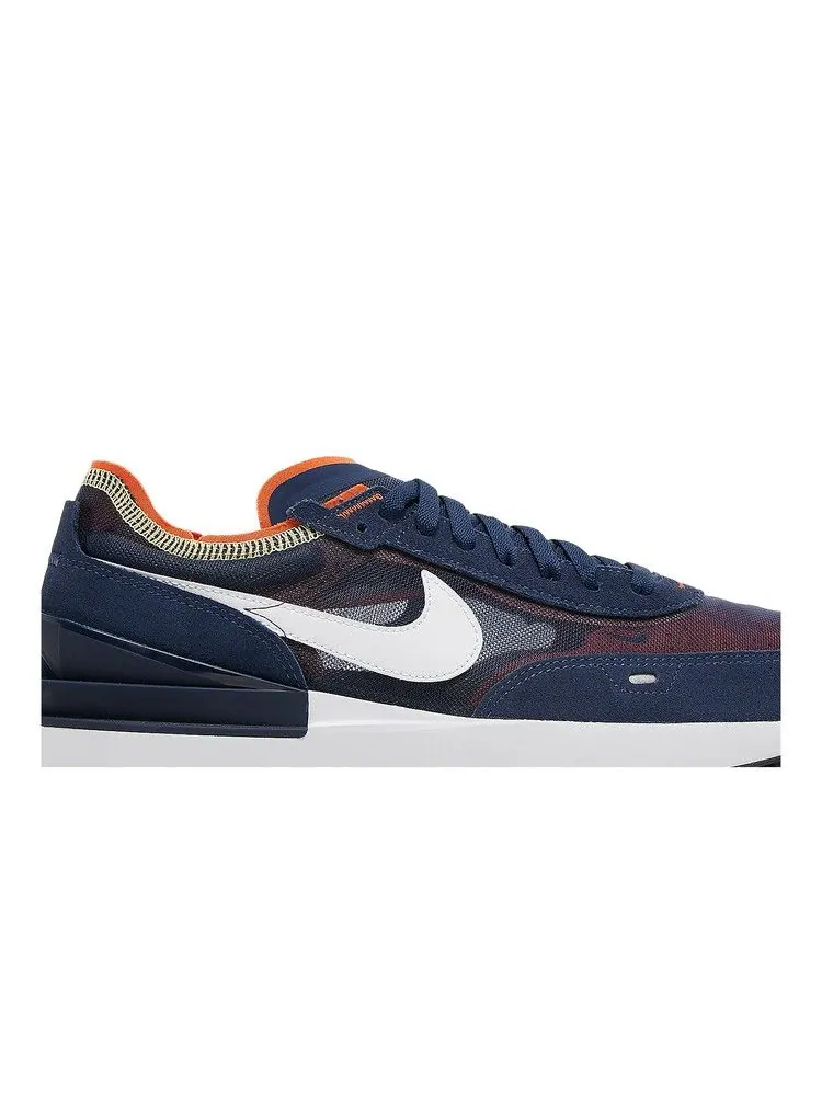 Кроссовки Nike Waffle One 'Midnight Navy Orange Melon Tint' — изображение 3 из 9
