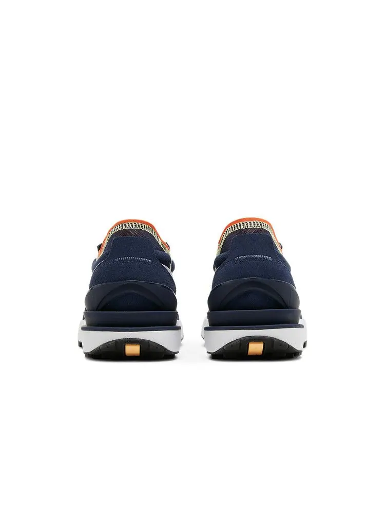 Кроссовки Nike Waffle One 'Midnight Navy Orange Melon Tint' — изображение 7 из 9