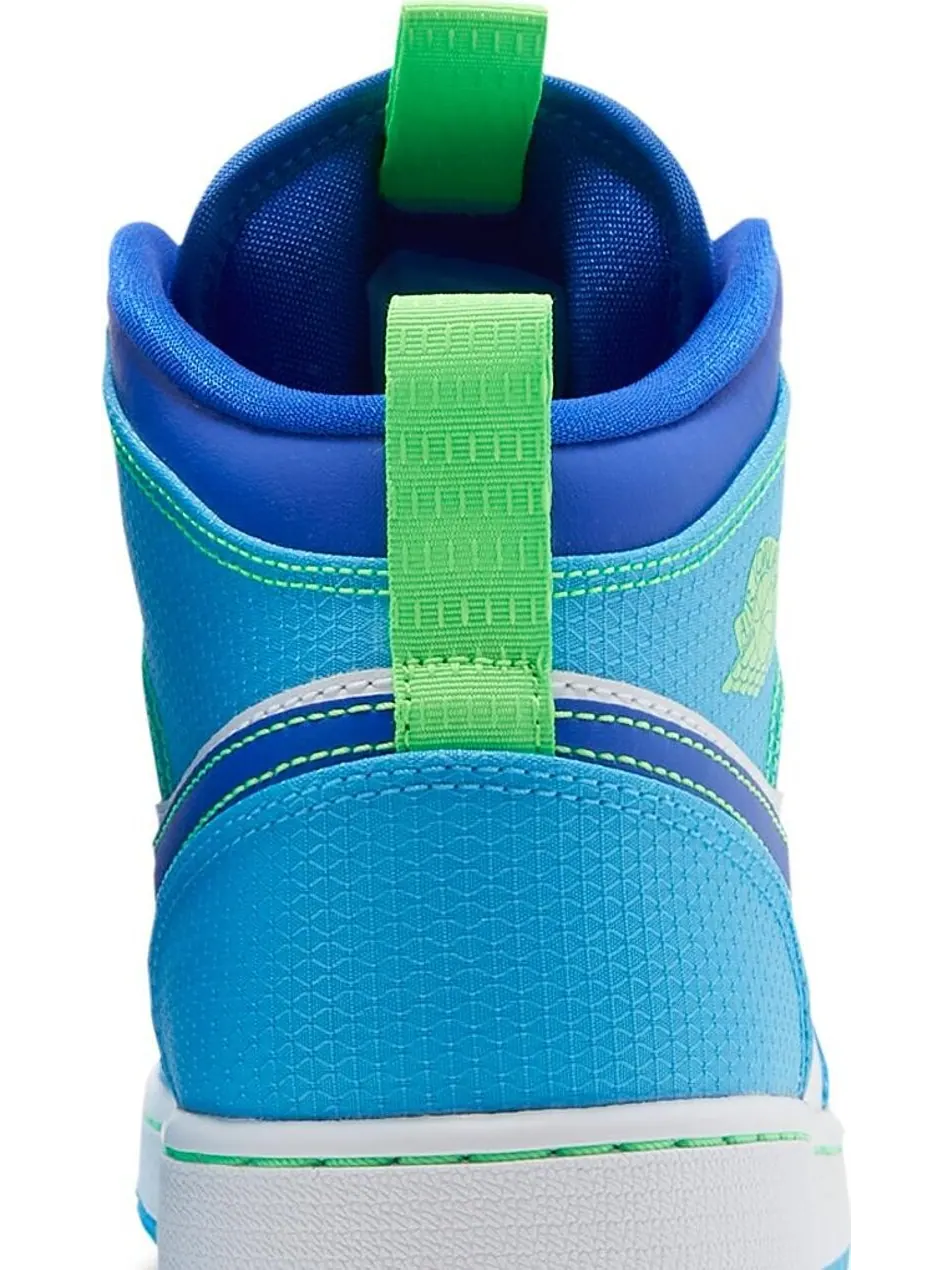 Кроссовки Air Jordan 1 Mid SE GS Sprite — изображение 7 из 8, синий