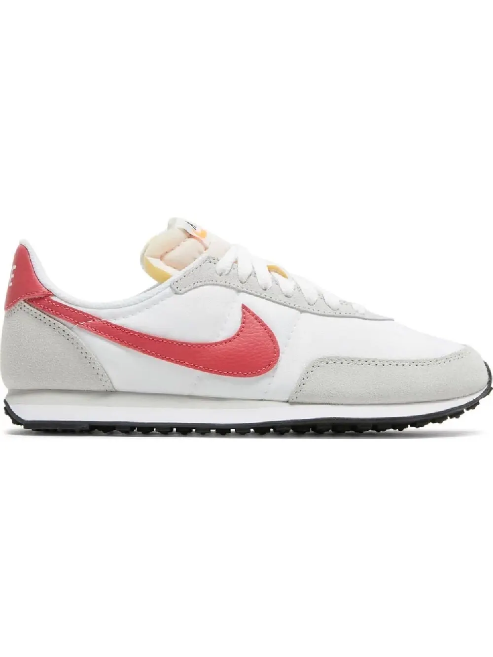 Кроссовки Nike Wmns Waffle Trainer 2 Photon Dust Archaeo Pink — изображение 1 из 1, белый/серый/желтый