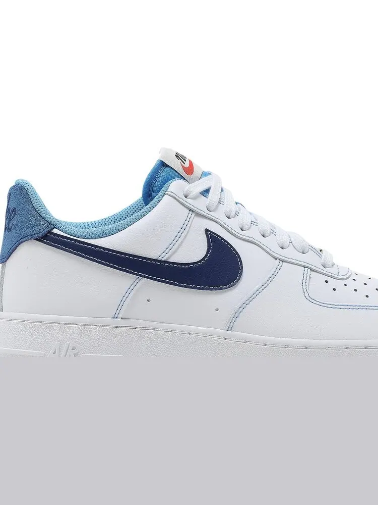 Кроссовки Nike Air Force 1 '07 'First Use - White University Blue' — изображение 2 из 8, белый