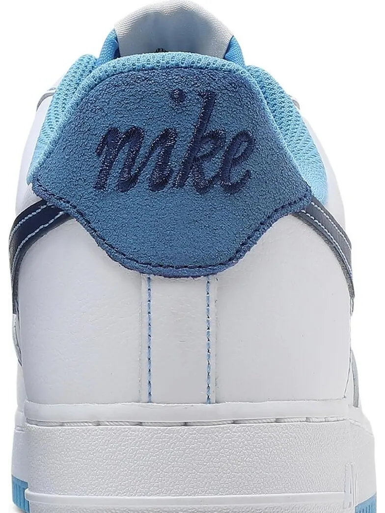 Кроссовки Nike Air Force 1 '07 'First Use - White University Blue' — изображение 7 из 8, белый
