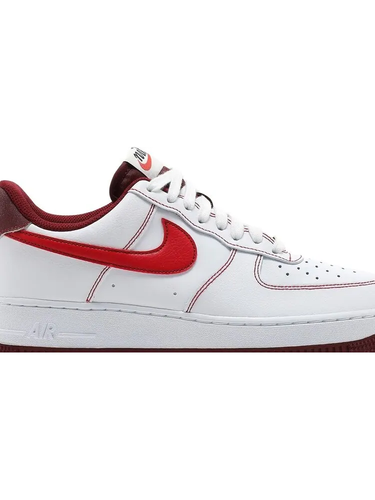 Кроссовки Nike Air Force 1 '07 'White University Red' — изображение 2 из 8, белый