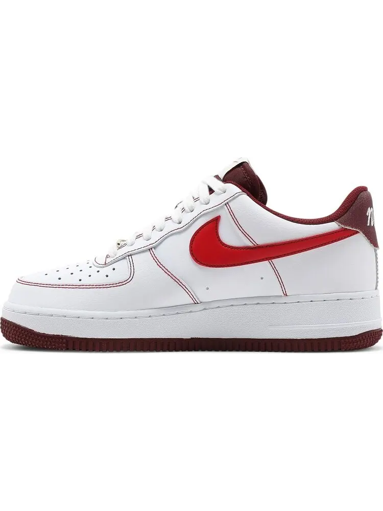 Кроссовки Nike Air Force 1 '07 'White University Red' — изображение 3 из 8, белый