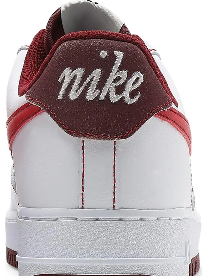 Кроссовки Nike Air Force 1 '07 'White University Red' — изображение 7 из 8, белый