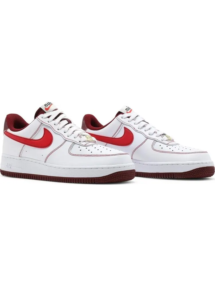 Кроссовки Nike Air Force 1 '07 'White University Red' — изображение 8 из 8, белый