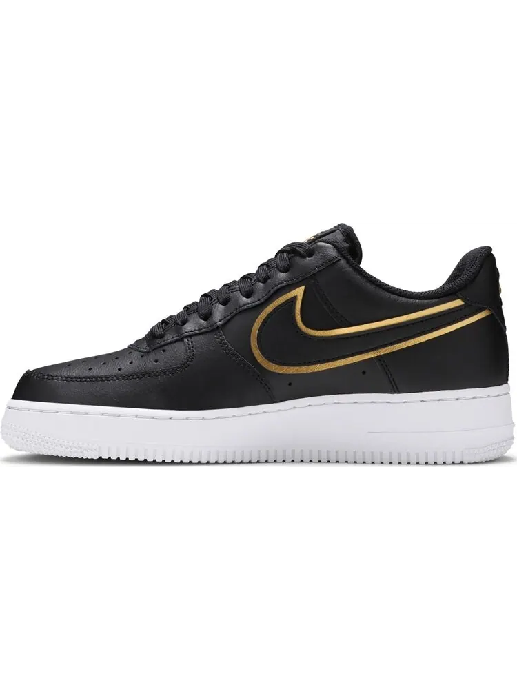 Кроссовки Nike Air Force 1 '07 LV8 'Metallic Swoosh Pack - Black' — изображение 3 из 8, черный