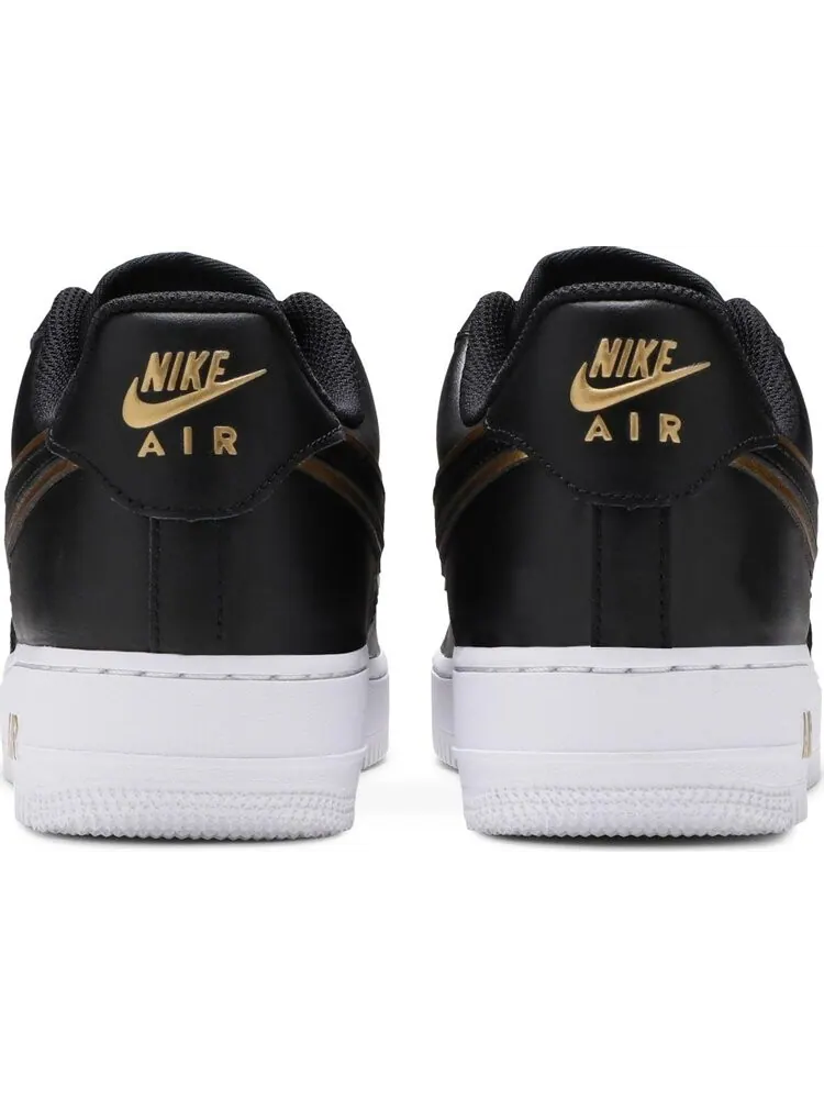 Кроссовки Nike Air Force 1 '07 LV8 'Metallic Swoosh Pack - Black' — изображение 6 из 8, черный