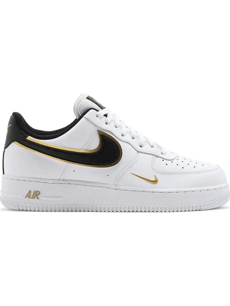 Кроссовки Nike Air Force 1 '07 LV8 'Metallic Swoosh Pack - White Metallic Gold' — изображение 1 из 8, белый