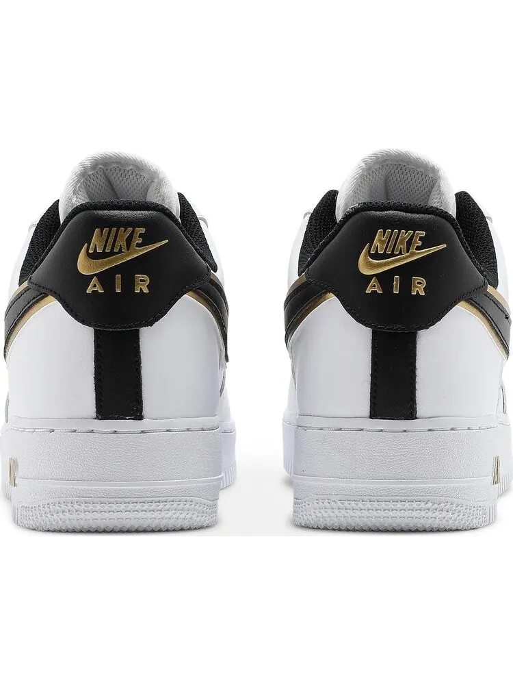 Кроссовки Nike Air Force 1 '07 LV8 'Metallic Swoosh Pack - White Metallic Gold' — изображение 6 из 8, белый