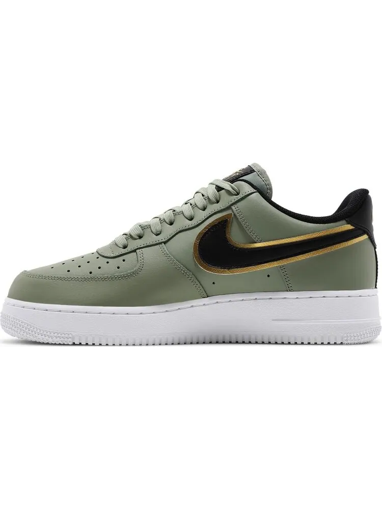 Кроссовки Nike Air Force 1 '07 LV8 'Metallic Swoosh Pack - Oil Green' — изображение 3 из 8, зеленый