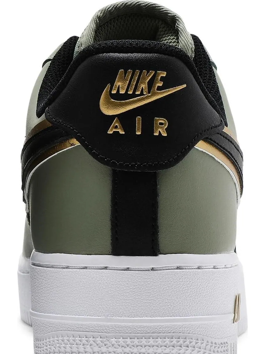 Кроссовки Nike Air Force 1 '07 LV8 'Metallic Swoosh Pack - Oil Green' — изображение 7 из 8, зеленый