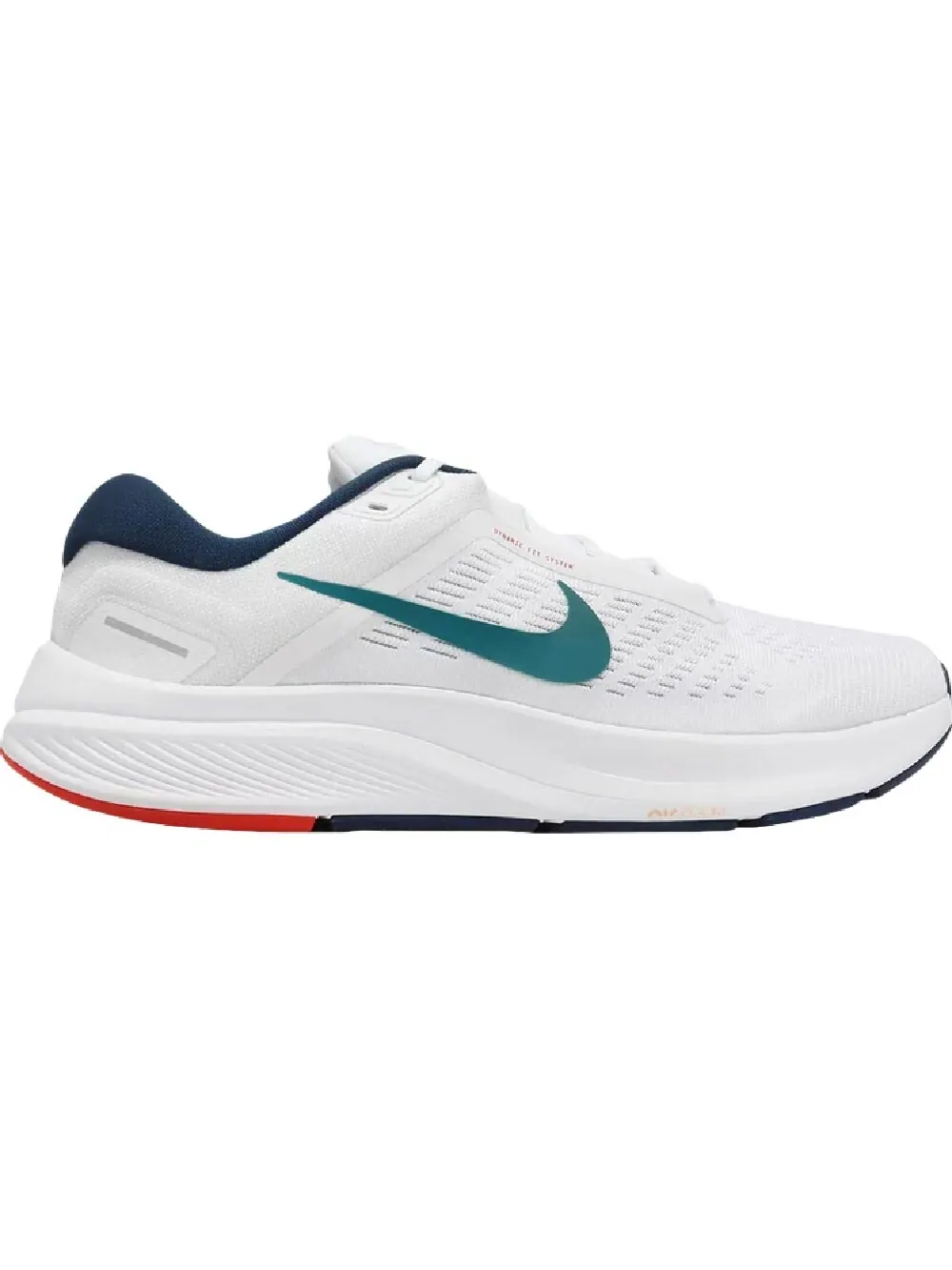 Кроссовки Nike Air Zoom Structure 24 White Bright Spruce — изображение 1 из 1, белый/синий