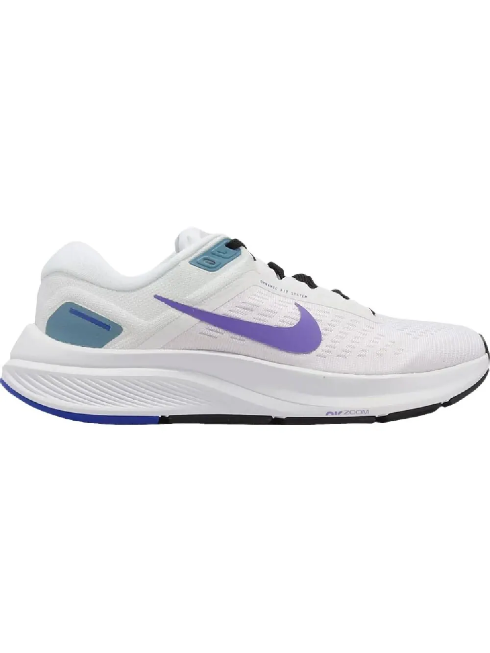 Кроссовки Nike Wmns Air Zoom Structure 24 White Psychic Purple — изображение 1 из 1, белый/фиолетовый