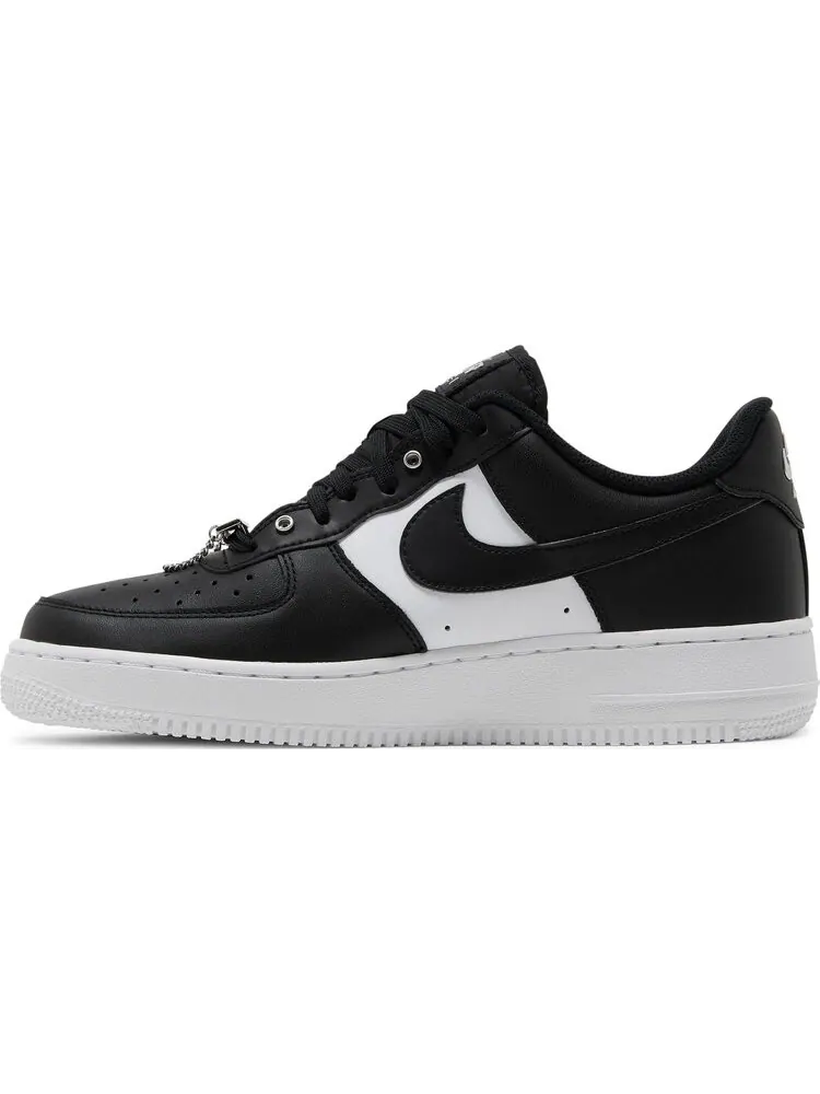 Кроссовки Nike Air Force 1 '07 Premium 'Silver Chain - Black' — изображение 3 из 9, черный