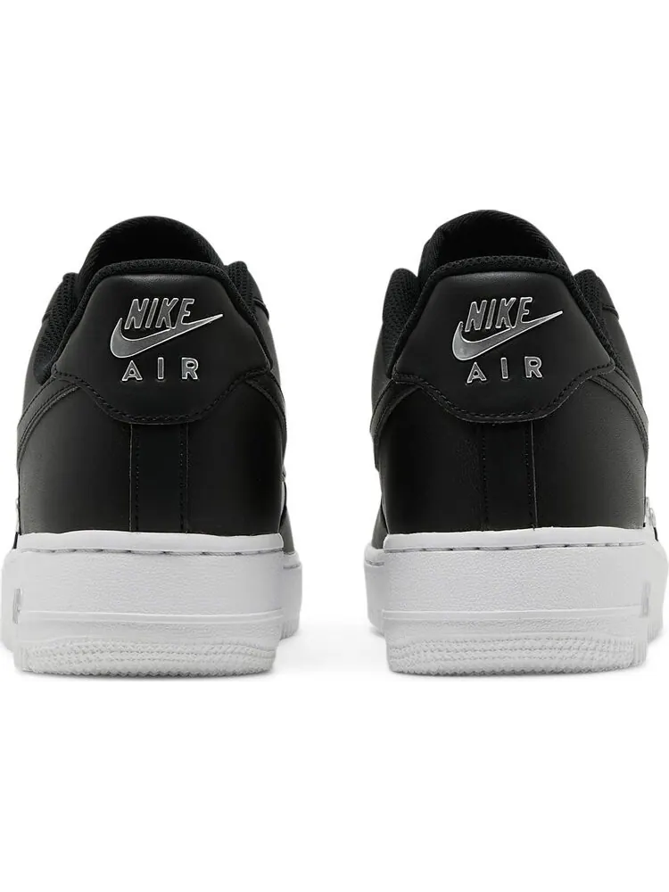 Кроссовки Nike Air Force 1 '07 Premium 'Silver Chain - Black' — изображение 6 из 9, черный