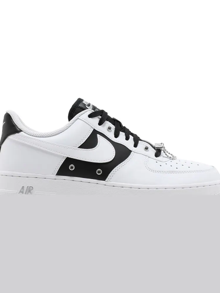 Кроссовки Nike Air Force 1 '07 Premium 'Silver Chain - White' — изображение 2 из 8, белый