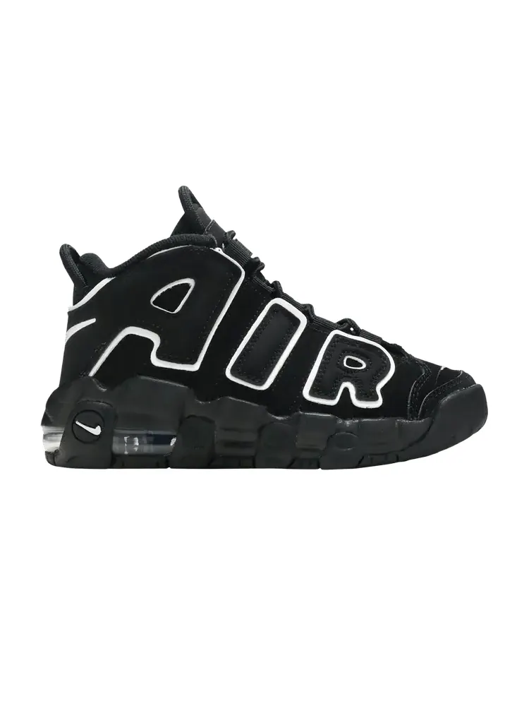 Кроссовки Nike Air More Uptempo PS 'Black White' — изображение 1 из 9, черный/белый/черный