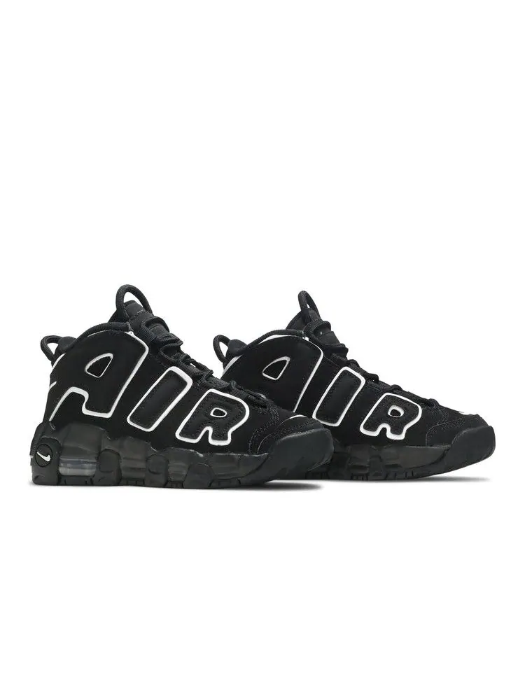 Кроссовки Nike Air More Uptempo PS 'Black White' — изображение 9 из 9, черный/белый/черный