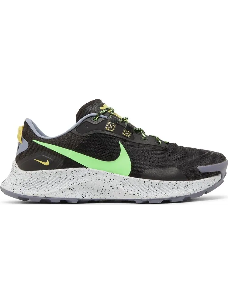 Кроссовки Nike Pegasus Trail 3 'Black Green Strike' — изображение 1 из 8, черный