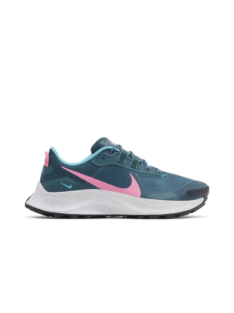 Кроссовки Wmns Pegasus Trail 3 'Dark Teal Green Pink Glow' — изображение 1 из 8, темный зеленый розовый