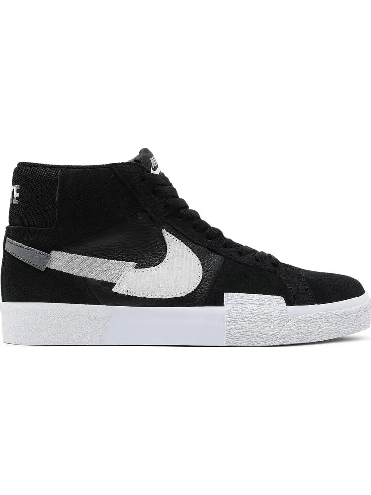 Кроссовки Nike Zoom Blazer Mid Premium SB 'Mosaic Pack - Black Wolf Grey' — изображение 1 из 8, черный