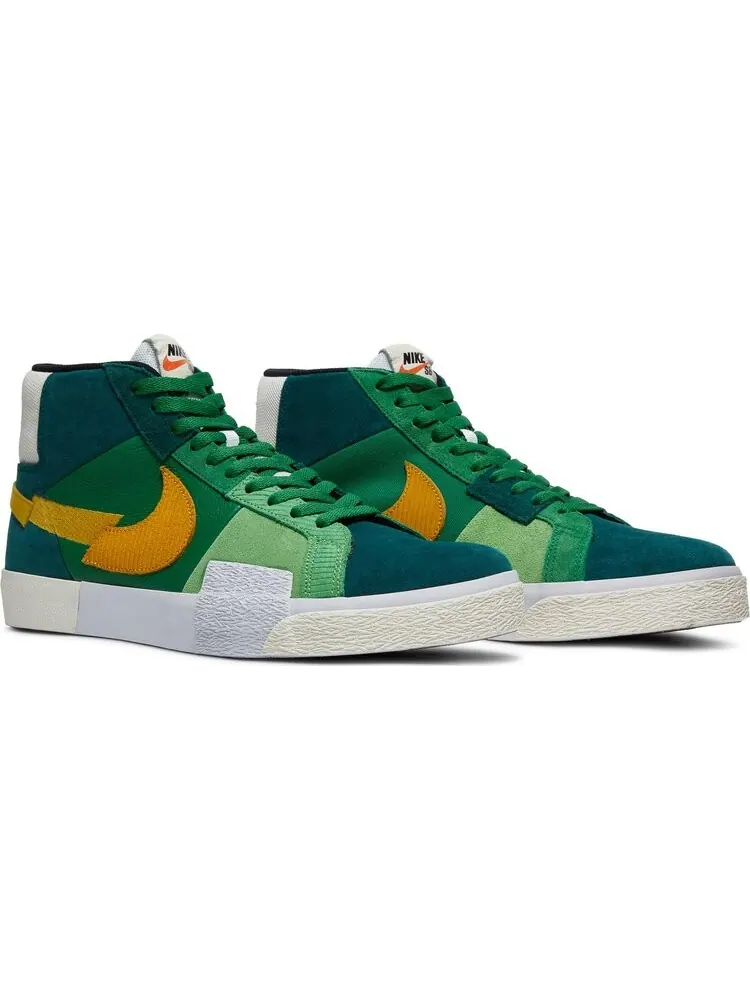 Кроссовки Nike Zoom Blazer Mid Premium SB 'Mosaic Pack - Aloe Verde' — изображение 8 из 8, зеленый