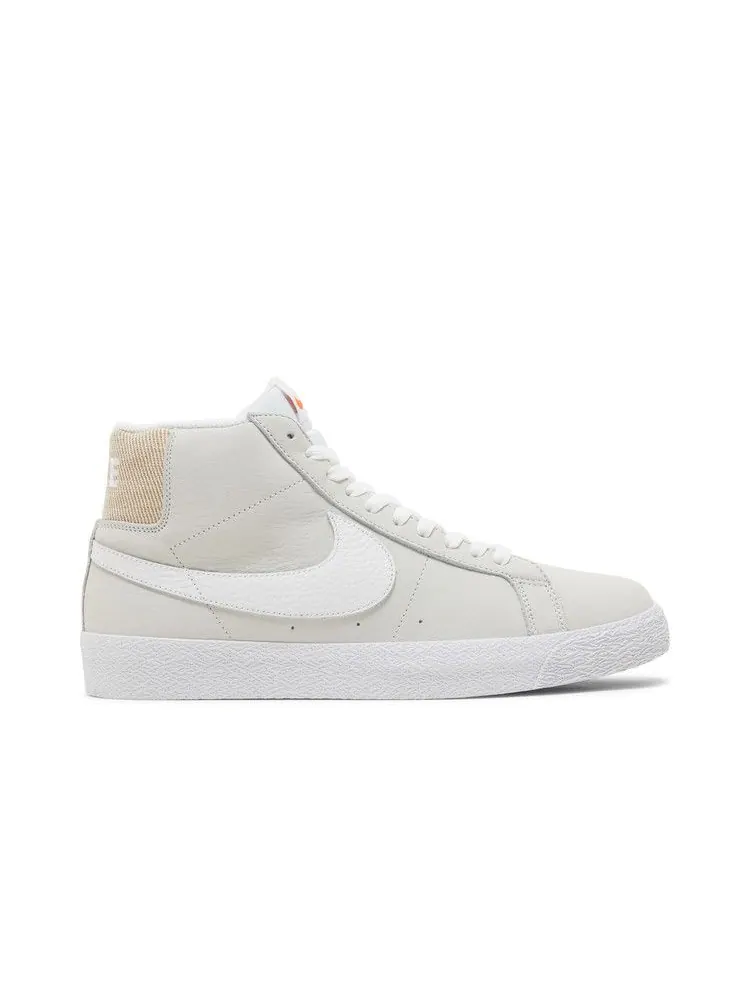 Кроссовки Nike Blazer Mid ISO SB 'Unbleached' — изображение 2 из 9, белый/белый/белый/белый