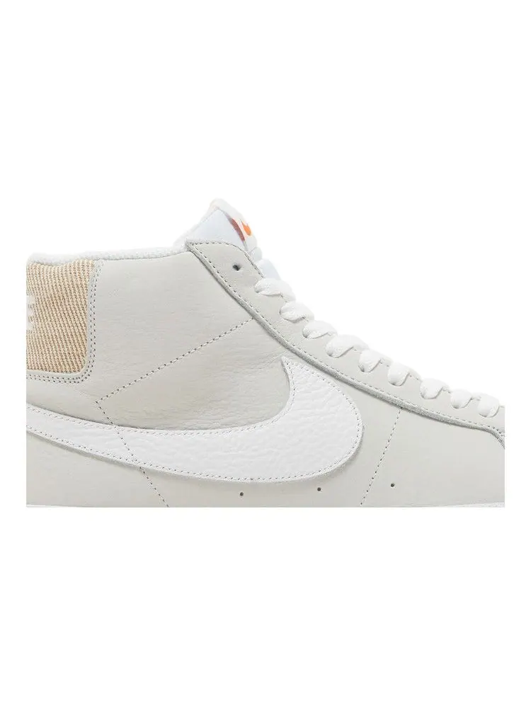 Кроссовки Nike Blazer Mid ISO SB 'Unbleached' — изображение 3 из 9, белый/белый/белый/белый
