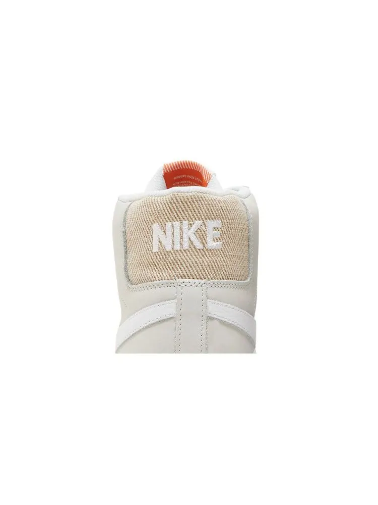 Кроссовки Nike Blazer Mid ISO SB 'Unbleached' — изображение 8 из 9, белый/белый/белый/белый
