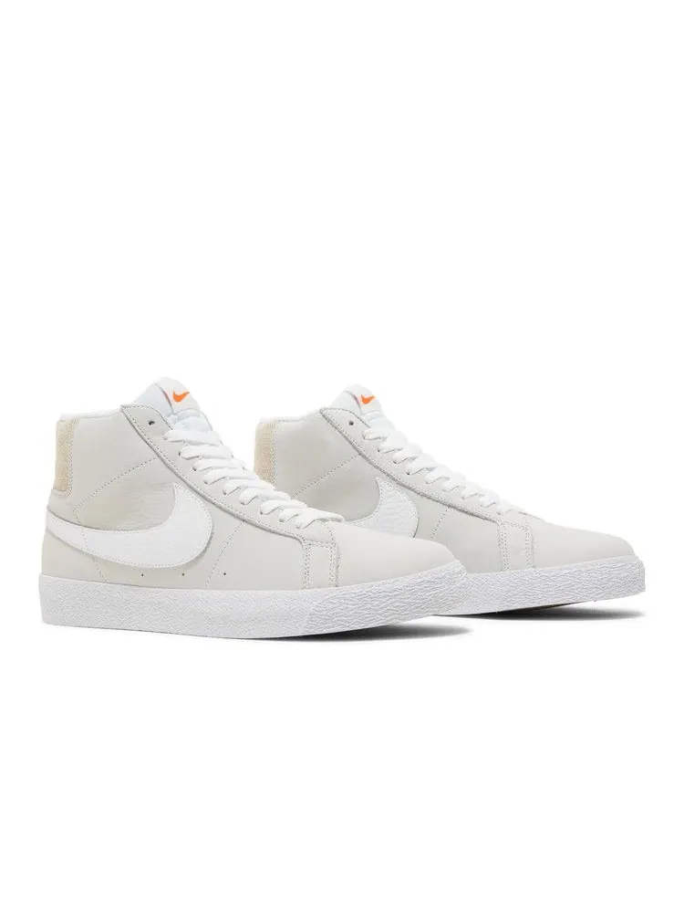 Кроссовки Nike Blazer Mid ISO SB 'Unbleached' — изображение 9 из 9, белый/белый/белый/белый