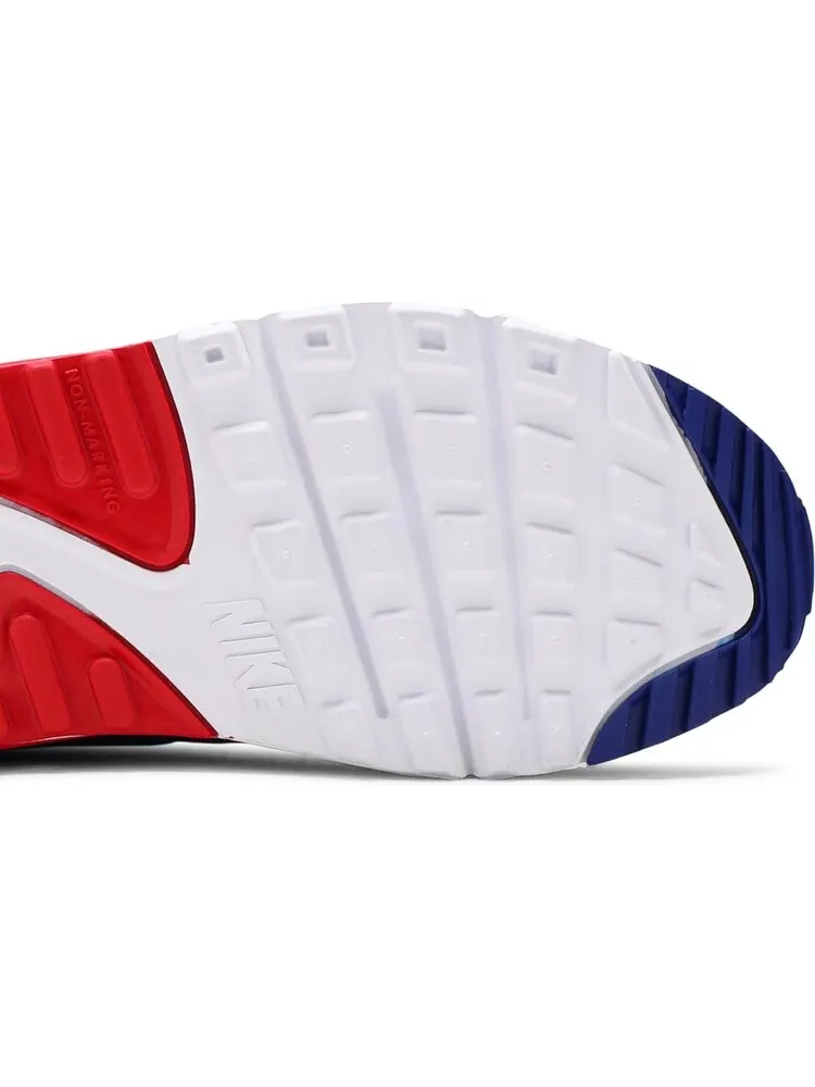 Кроссовки Nike Air Max 90 Leather GS 'USA' — изображение 5 из 8, белый