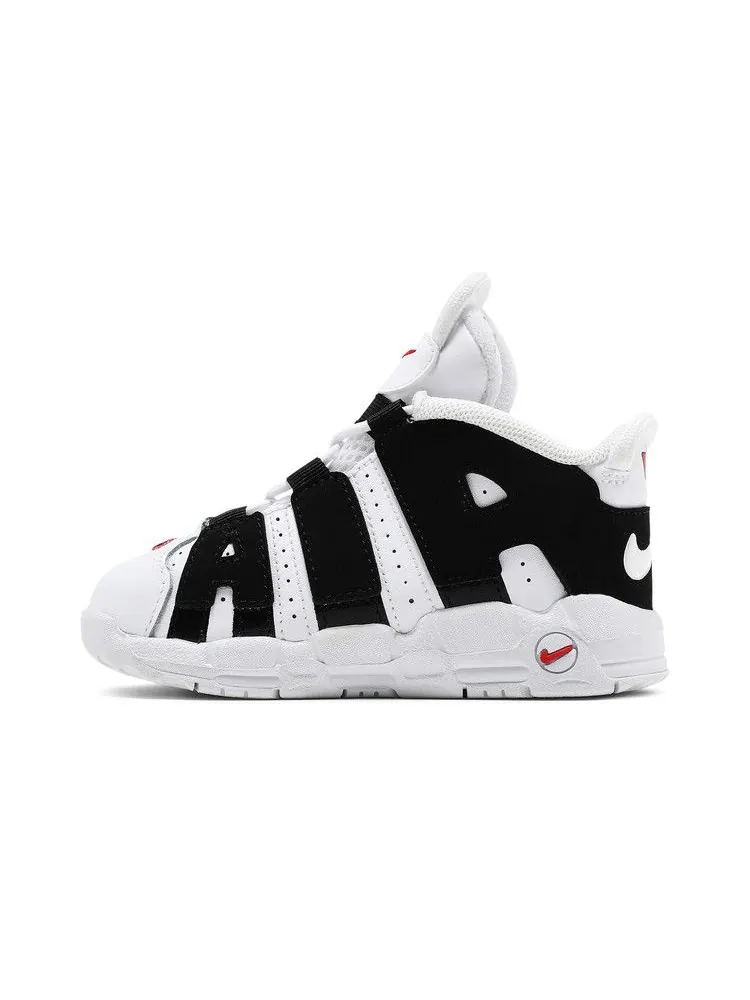 Кроссовки Nike Air More Uptempo TD 'Bulls' 2020 — изображение 4 из 9, белый/черный/красный