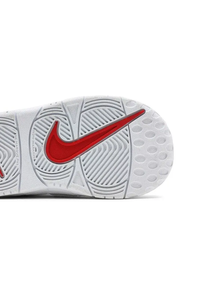 Кроссовки Nike Air More Uptempo TD 'Bulls' 2020 — изображение 6 из 9, белый/черный/красный