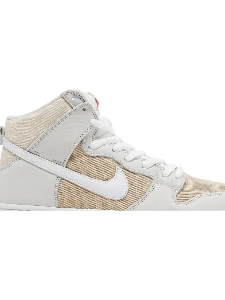 Кроссовки Nike Dunk High Pro ISO SB 'Unbleached Pack - Natural' — изображение 2 из 8, бежевый