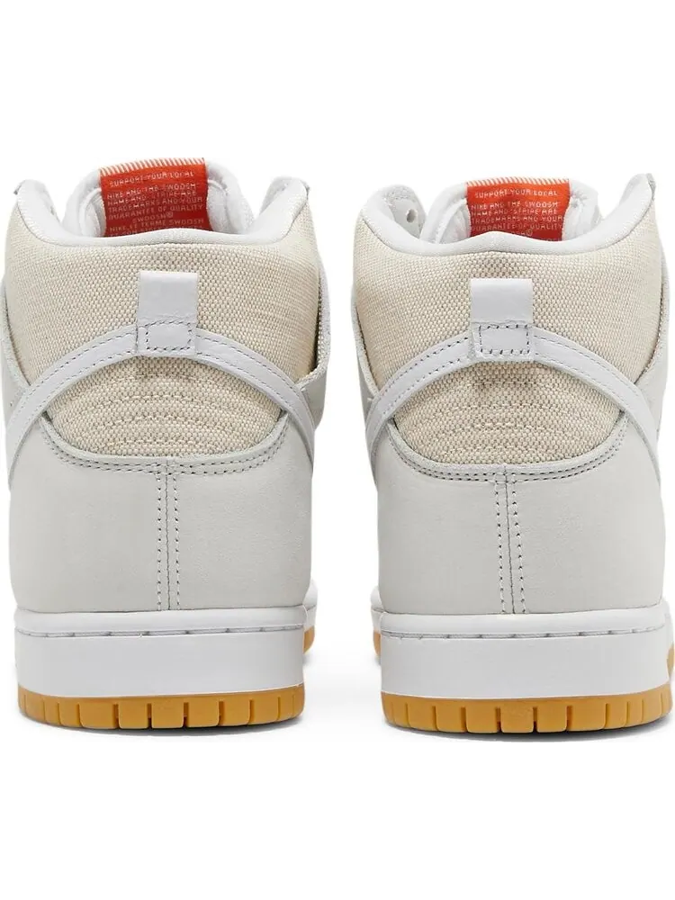 Кроссовки Nike Dunk High Pro ISO SB 'Unbleached Pack - Natural' — изображение 6 из 8, бежевый