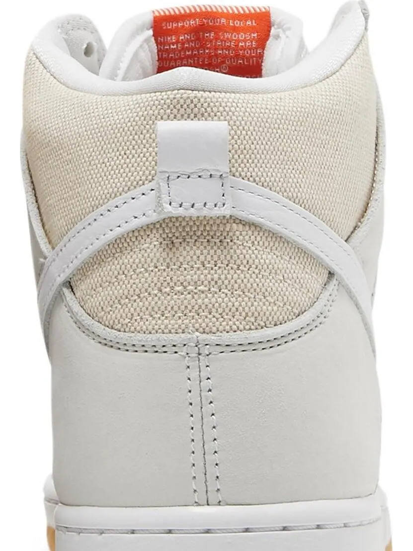 Кроссовки Nike Dunk High Pro ISO SB 'Unbleached Pack - Natural' — изображение 7 из 8, бежевый