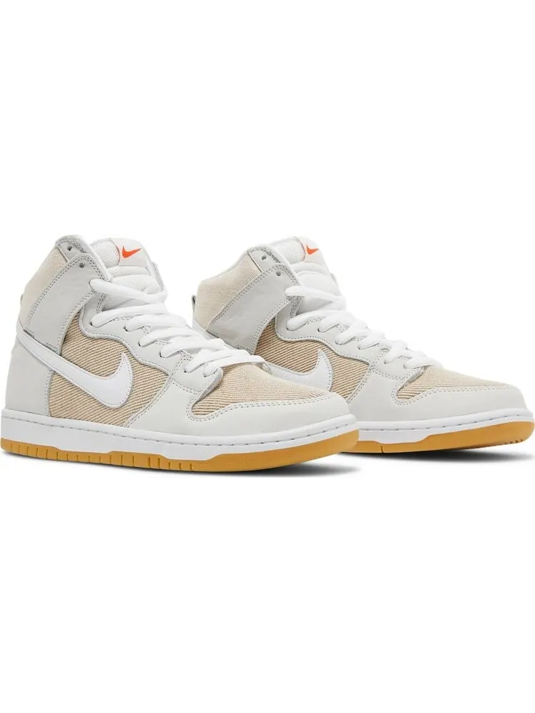 Кроссовки Nike Dunk High Pro ISO SB 'Unbleached Pack - Natural' — изображение 8 из 8, бежевый