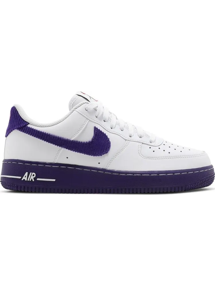 Кроссовки Nike Air Force 1 '07 LV8 EMB 'White Court Purple' — изображение 1 из 8, белый